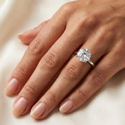 Bespoke Solitaire Rings in Moissanite
