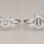Bespoke Solitaire Rings in Moissanite