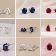 Bespoke Earrings in Moissanite