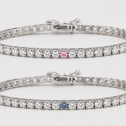 Classic Tennis Bracelet - White Moissanite